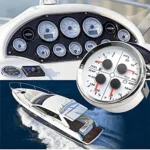 4in1 Multifunctional Gauge Ship Yachts Boat Marine Fuel Level Gauge Oil Pressure Gauge - Image 2
