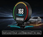 Digital Display Turbo Boost Gauge Car Gauge With Sensor 2.5 Inch 60mm 7 Color in 1 Racing Gauge - Image 5