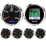 52MM Car GPS Speedometer/Tacho 8000RPM/Fuel Level/Oil Pressure/Water Temp/Volt