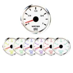 52mm Water Level Gauge with Reasonable 0-190ohm Universal Car Truck Boat Yacht White Faceplate - Image 5