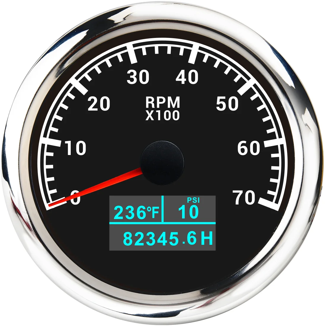 H6d1eef7a4bc849afae50315c46b9efe9x.webp LED diesel Gauge 24v 12v Digital Tachometer - Image 1