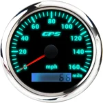 85 mm Needle White LED and LCD Display 120 Kmh Speedometer Gauge - Image 6