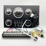 Gauge Panel Gauge Panel Set for Marine Vessels Yacht Boat 12V/24V Dashboard Cluster Engine Control - Image 5