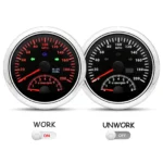85mm GPS Speedometer 200MPH W/Tacho&85mm 4 in 1 Multifunction Gauge for Boat Car - Image 3