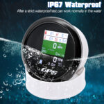 85mm 6In 1 Multi-function Gauge Car Marine GPS Speedometer Tacho Oil Temp Press - Image 2