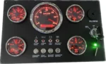 2024 Cheap DC12V/24V Engine Instrument Gauge Meter Panel for Car Marine Boats With Sensors - Image 3