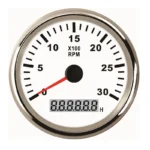 Suitable for 85mm Electric Tachometer with Chronograph Suitable for White LED Black Panel Pointer Tachometer - Image 3