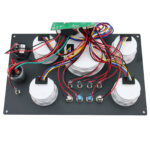 5 Gauges Set with Instrument Panel 0-3000 RPM Waterproof for Marine Boat Yacht - Image 5