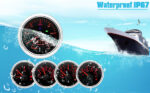 5 Gauge Set 85mm Boat Car GPS Speedometer 0-120MPH Tacho with Sensors Waterproof - Image 5
