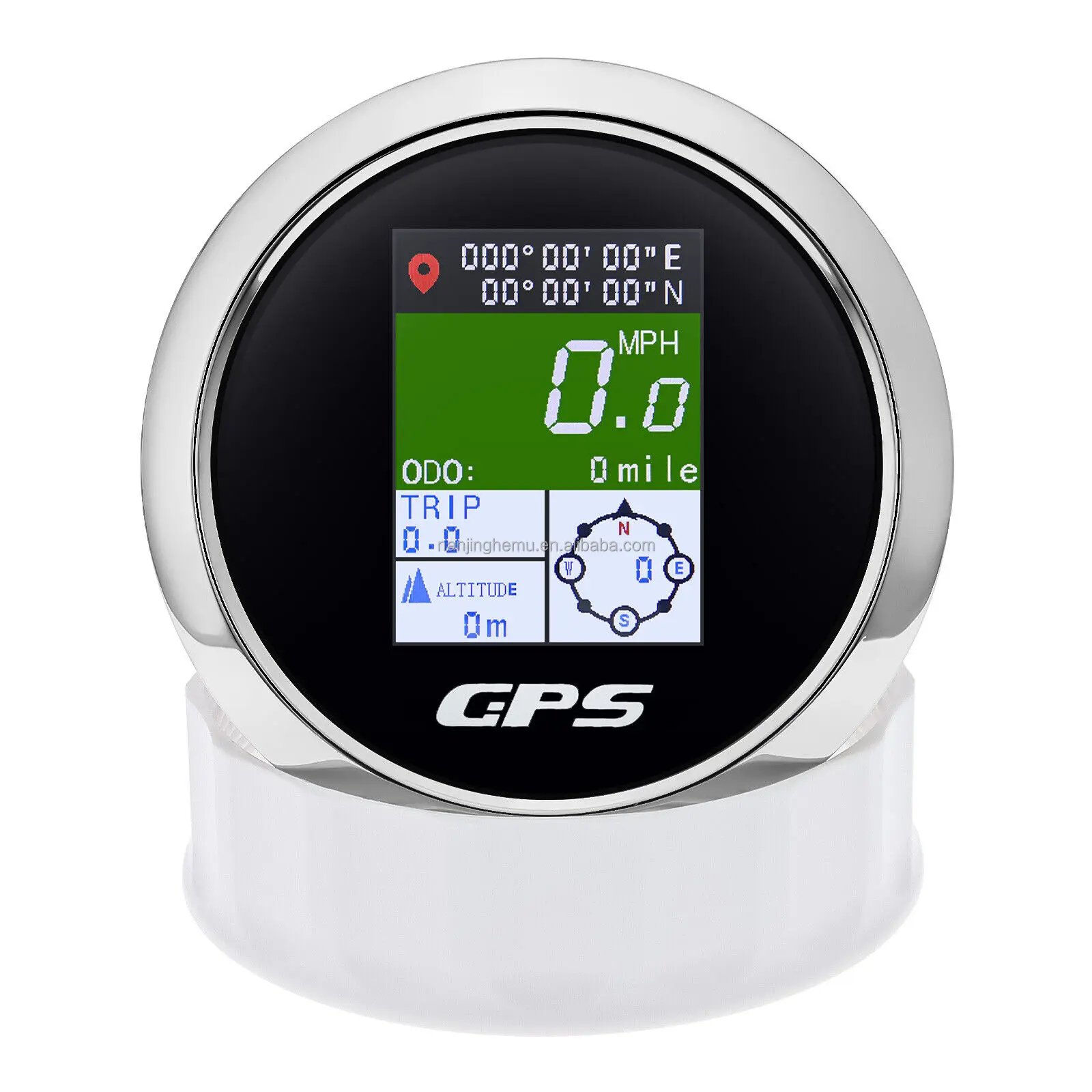 H71640a8930e04600bf89c5bb77dc55327.webp 85mm Digital GPS Speedometer Speed Gauge COG Odometer Mileage Trip Counter Adjustable - Image 1