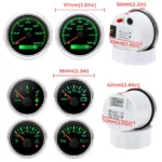 6 Gauge Set GPS Speedometer 120MPH Tacho Fuel Temp Volt Oil Pressure - Image 3