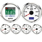 252MM Car GPS Speedometer/Tacho/Fuel Level/Oil Pressure/Water Temp/Volt Gauge