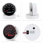 110mm Digital Tachometer Gauge LCD Tacho Hour Meter 0-4000RPM for Car Boat Truck - Image 2