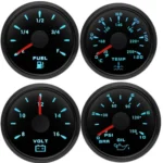 52MM Racing Car Gauge Oil Pressure Water Temp Oil Temp Vacuum RPM Gauge Tachometer