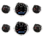 6-in-1 for Auto Meter Water Temp Fuel Level GPS Speedometer Oil Pressure Voltage Gauge Tachometer Dashboard for Trucks New Used - Image 2