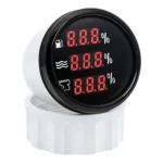 High Quality 52mm 3in1 Multi-Function Digital Gauge Water Level Fuel Level Sewage Level Gauge - Image 3