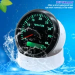 Marine Analog Auto Meter Tachometer Gauge 7000 RPM  Hour Meter Boat RPM - Image 5