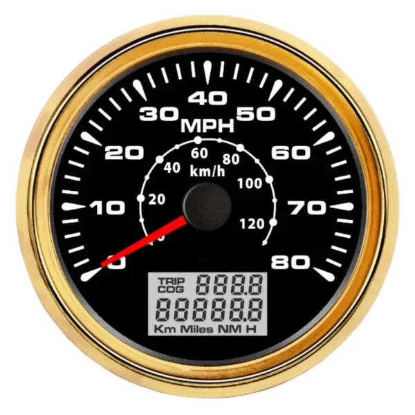80mph Classical GPS Speedometer Odometer for Car Boat Truck Auto Meter Analog Gauge