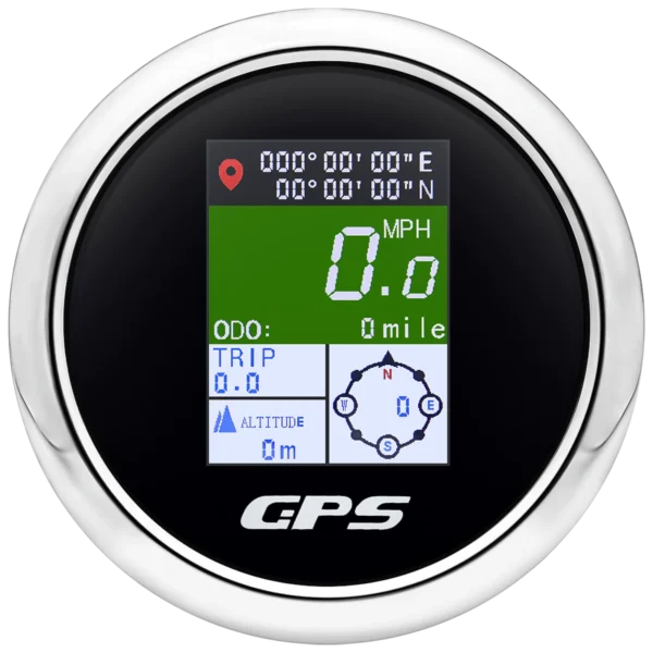 85mm GPS Speedometer Odometer Gauge Waterproof for Motorcycle Car Truck Boat ATV