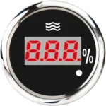 High Quality Low Price Water Level Gauge Stain Steel Rim Black Face
