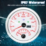 Own Logo 85mm Universal Auto Meter Speedometer and Tachometer 2 in 1 Gauge for Car - Image 5