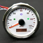 85mm Kmh Mph Knots Speed Meter Odometer 12V  Car Boat Motorcycle Speedometer - Image 3