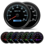 110mm Waterproof GPS Speedometer 120MPH 110mm Tachometer 8000RPM Gauge for Boat - Image 3