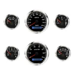 52mm 85mm Classic Series Best Aftermarket Gauge Set 6 Gauge Electrical Speedometer Tachometer