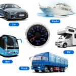 52MM Water Temperature Gauge Temp Meter 0-120 30-250 for Car Boat - Image 5