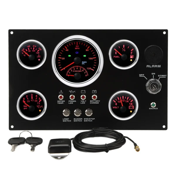 Customize Engine Car Motorcycle Instrument Cluster Gauge Meter Panel Dashboard for Marine Boats Ship