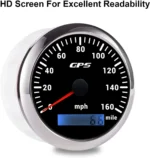 85mm Universal Car Truck Motorcycle Auto Meter GPS Speedometer Speedo Odometer 160mph/h With Backlight 12V 24V - Image 3