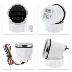 52mm 3 in 1 Multi-Functions Car Digital Water Temp F Oil Pressure PSI Fuel Gauge - Image 5