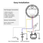 Outboard Marine Boat Engine Oil Meter Fuel Gauge - Image 5