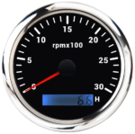 3 Gauge Set 85mm GPS Speedometer 0-160MPH Waterproof for Marine Boat Car Truck - Image 2