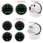 6 Gauge Set GPS Speedometer Tachometer Fuel Level Water Temperature Oil Pressure Voltage Boat Gauges Set Marine Car - Image 2