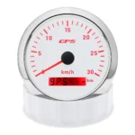 85MM White GPS Speedometer Gauge 0-30KM/H Waterproof for Marine Boat Car ATV - Image 2