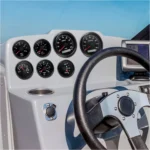 7 Gauge Set with 85mm GPS Speedometer 80MPH & Tacho 8000RPM Fuel Level Oil Pressure Water Temp Trim Volt Gauge Waterproof - Image 5