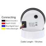 85mm 12V/24V Waterproof Rudder Angle Indicator Gauge Rudder Sensor - Image 3