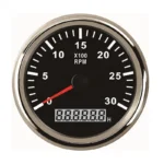 Suitable for 85mm Electric Tachometer with Chronograph Suitable for White LED Black Panel Pointer Tachometer - Image 2