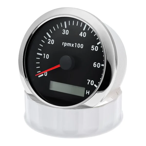 High Quality Auto Parts Diesel Tachometer 85mm Analog 4000 RPM Marine Tachometer Gauge