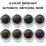 White 52mm Boat Oil Liquid Fuel Level Gauge - Image 6