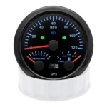 85mm Needle GPS Speedometer Gauge 60Knots and 60MPH Boat Yacht Vessel With COG and GPS Antenna