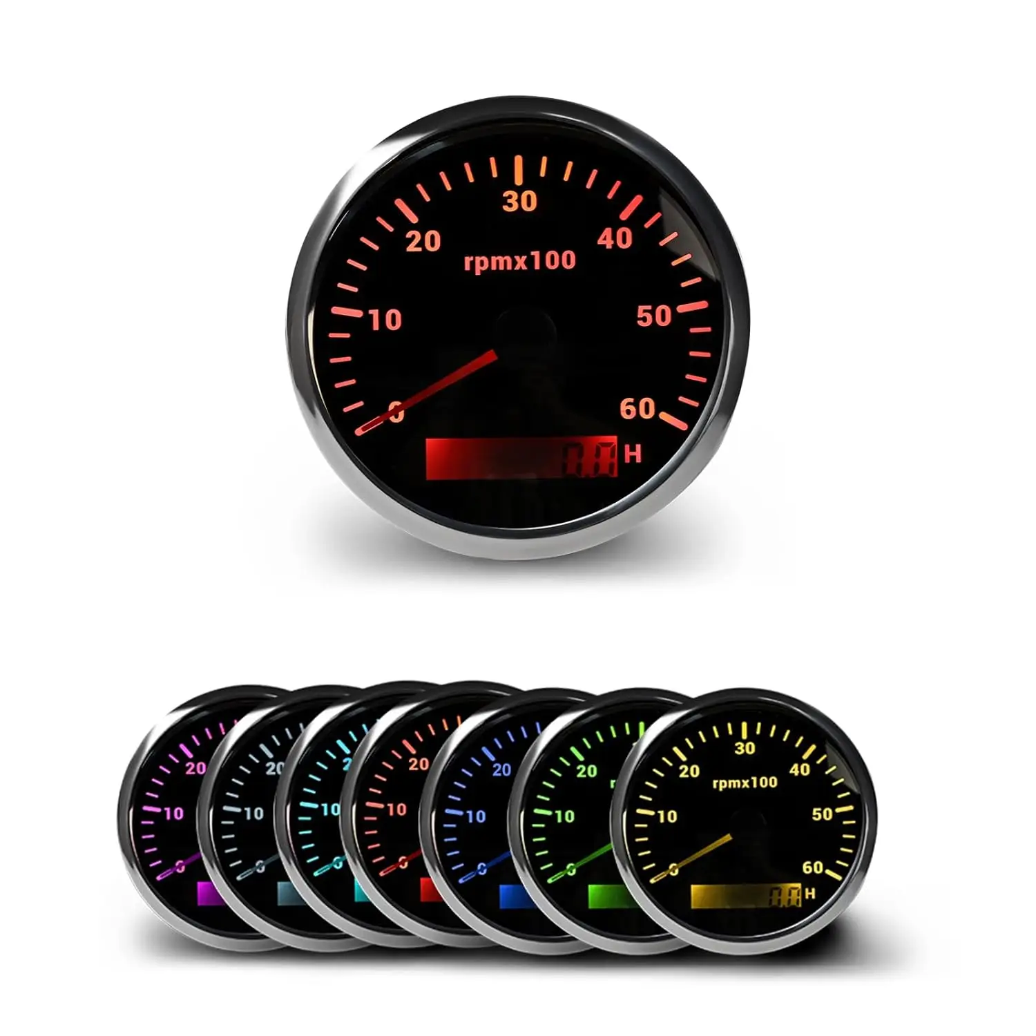 H8a58aa1cda764d5dbb37ccd84909f858R.webp 12v Boat Tachometer Car Rpm Meter Gauge - Image 1