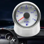 52mm White Faceplate Red Pointer Vehicle Fuel Level Gauge 7 Color - Image 4