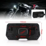 Motorcycle Modification Parts Single and Double Four-cylinder LCD Instrument Plastic Instrument Panel Odometer Tachometer - Image 5