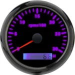 Tachometer RPM Gauge 3000 RPM Trucks Motorcycle Marine Boats 85mm Digital Hour Meter Yellow Light - Image 3