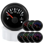 52mm Defi 7 Color Car Modified Meter Water Temperature Gauges - Image 5