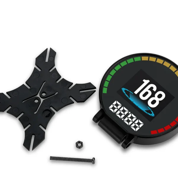 Digital Display Turbo Boost Gauge Car Gauge With Sensor 2.5 Inch 60mm 7 Color in 1 Racing Gauge
