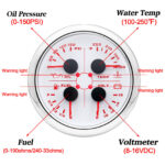 3 Gauge Set 85mm GPS Speedometer 120 MPH Tachometer 8000RPM 7 Color for Boat Car - Image 3