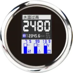 4 in 1 Digital Tachometer Gauge with Oil Pressure/Voltmeter/Water Temperature/Hour Meter Display - Image 4